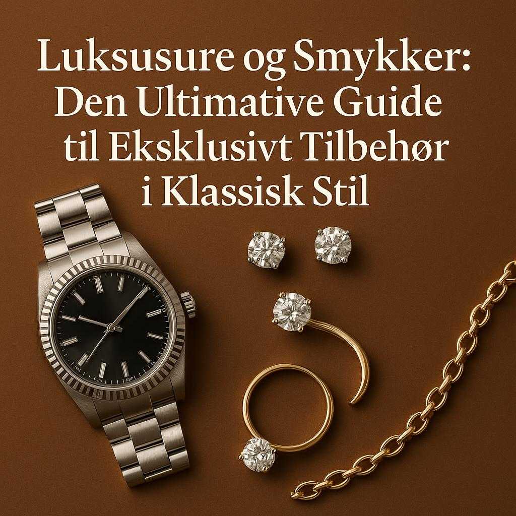 Luksusure og Smykker: Den Ultimative Guide til Eksklusivt Tilbehør i Klassisk Stil