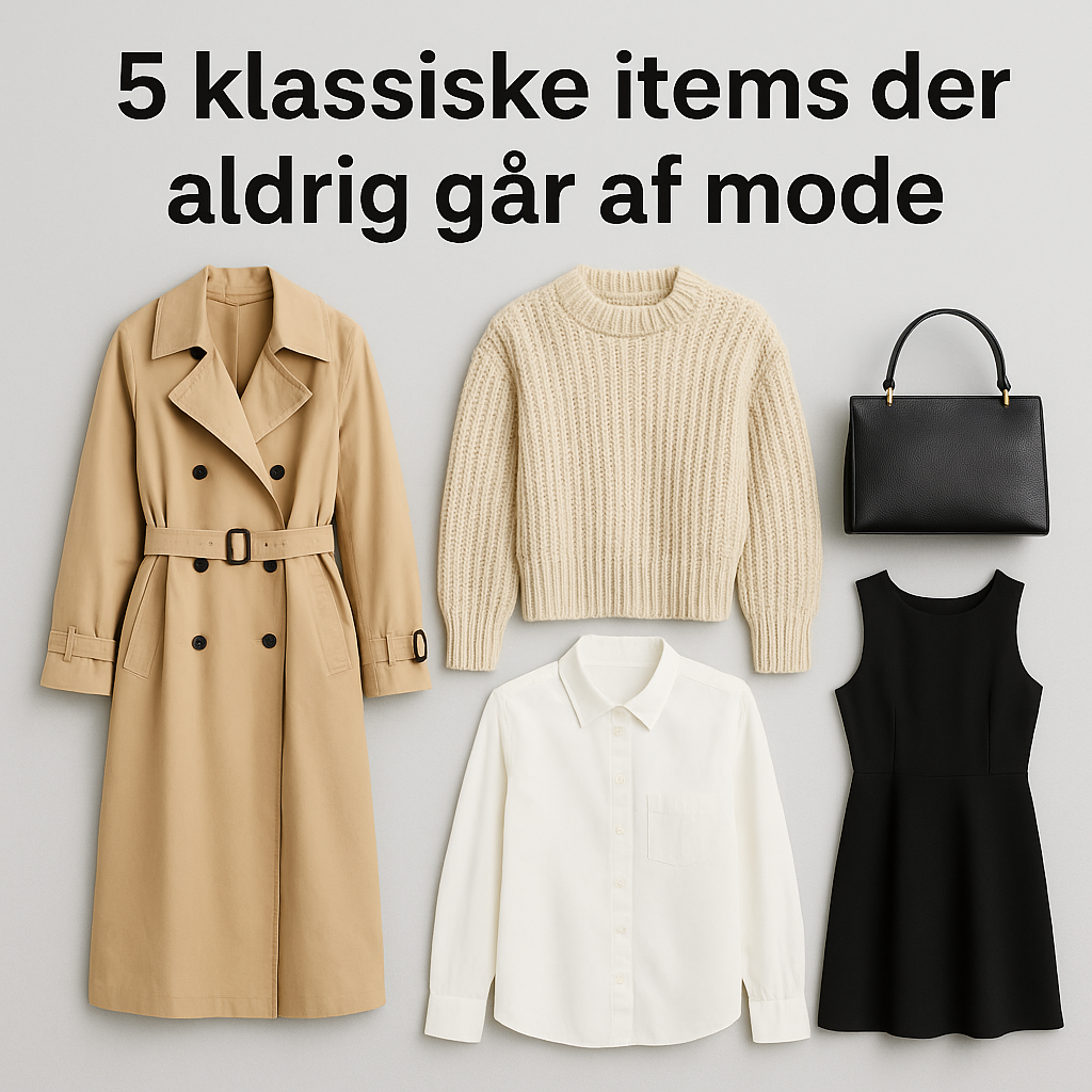 5 klassiske items der aldrig går af mode